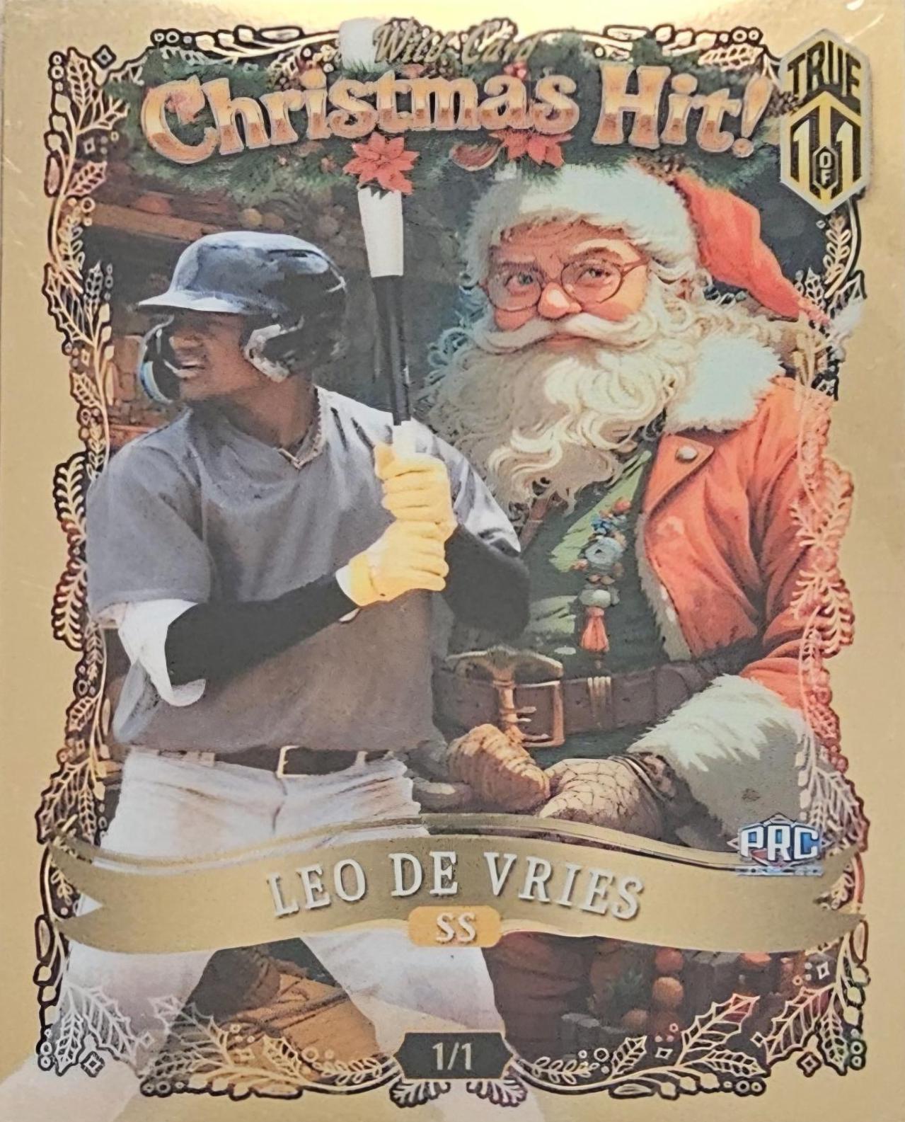 Leo De Vries #HHTGLE2-LV 2025 Wild Card Holiday Hits Baseball