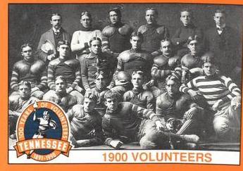 1900 Volunteers #206 1990 Tennessee Volunteers Centennial Football