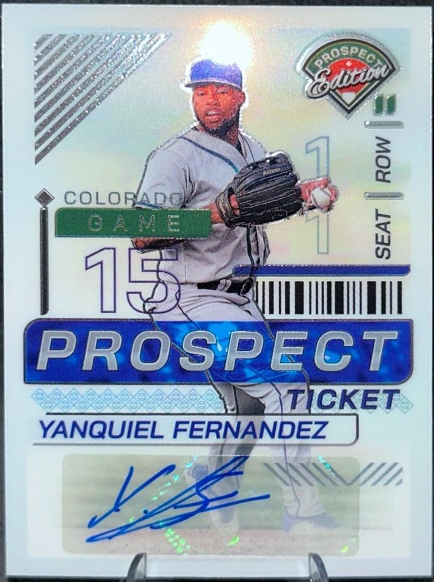 Yanquiel Fernandez [Holo Ticket Signature] #141