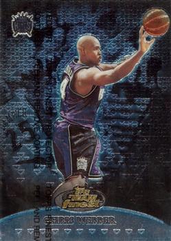 Chris Webber #TF13 Basketball Cards 1999 Finest Team Finest Blue