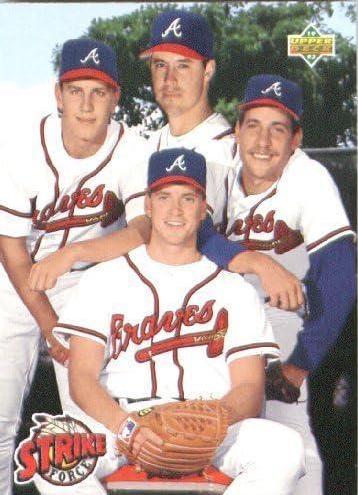 Maddux, Avery, Smoltz, Glavine Strike Force #472 Baseball Cards 1993 Upper Deck
