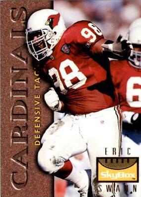 Eric Swann #4 Football Cards 1995 Skybox Premium