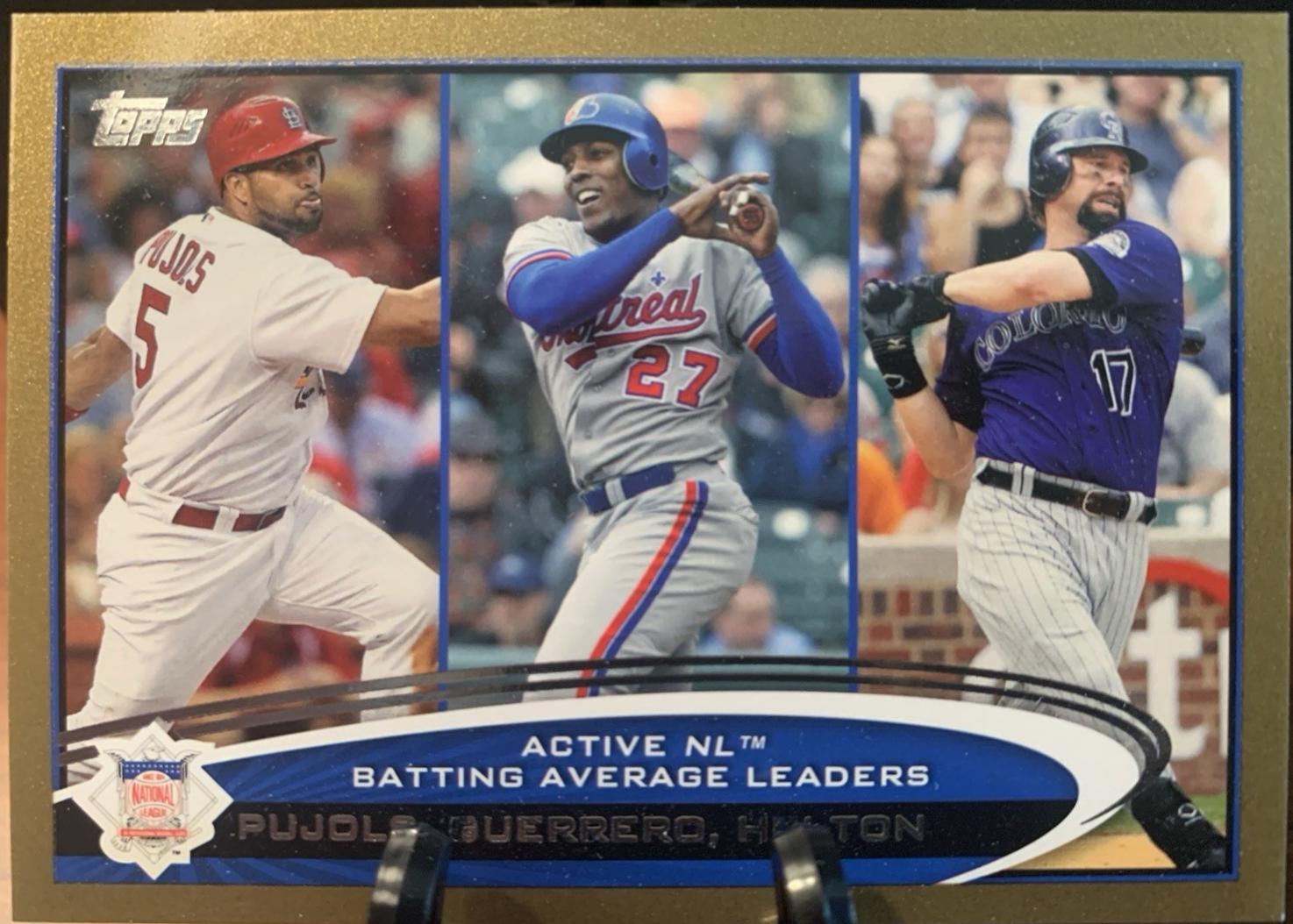 NL Batting Avg. Leaders [Gold Sparkle] #124