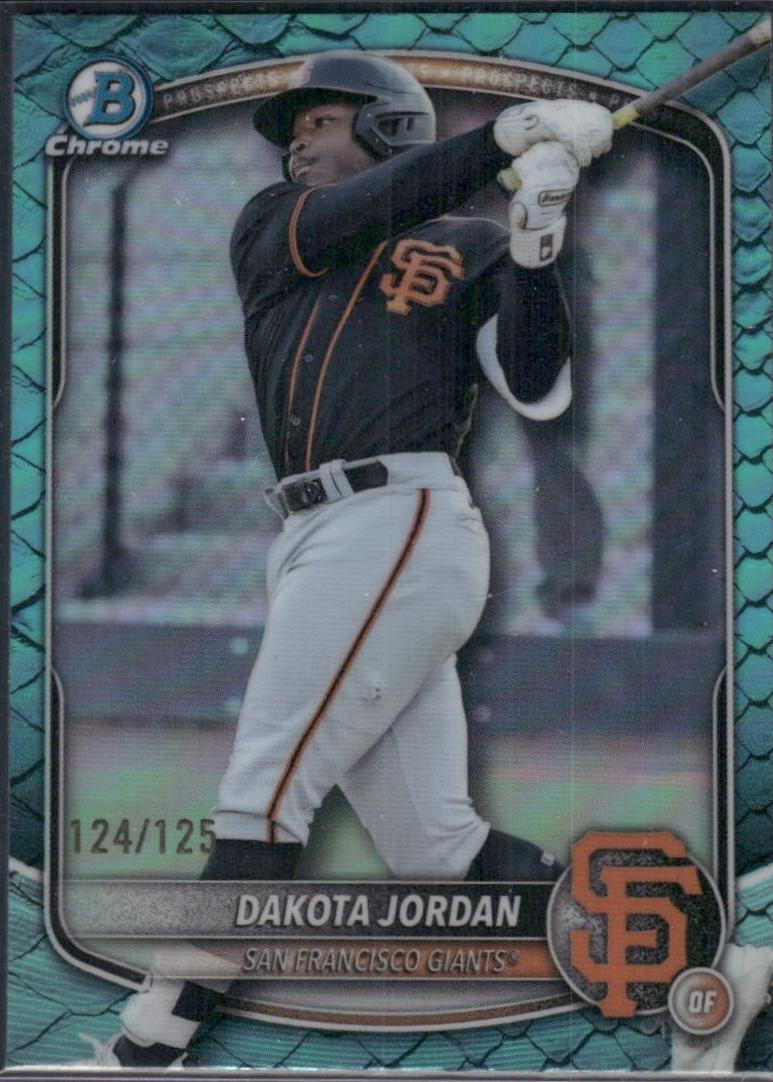 Dakota Jordan [Aqua Reptilian Refractor] #BDC-139