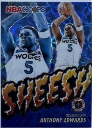 Anthony Edwards [Premium Blue Prizm] #19