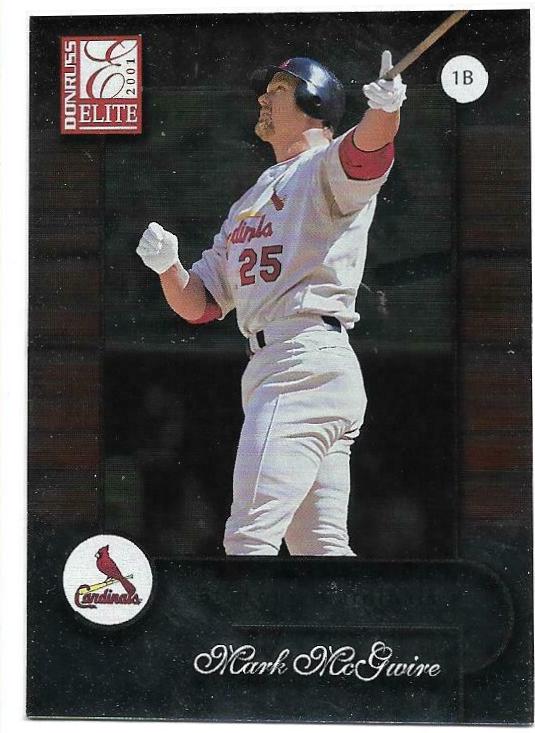 Mark McGwire #15 Baseball Cards 2001 Donruss Elite