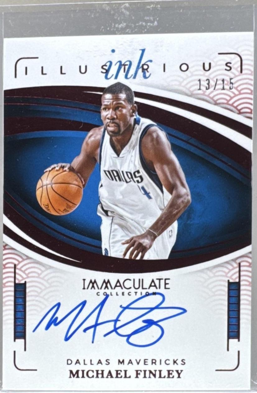 Michael Finley #7 2024 Panini Immaculate Illustrious Ink International Basketball