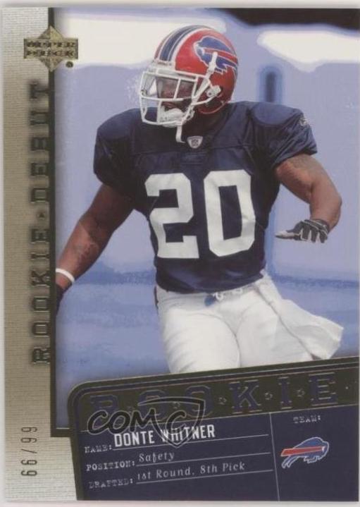 Donte Whitner [Gold] #110