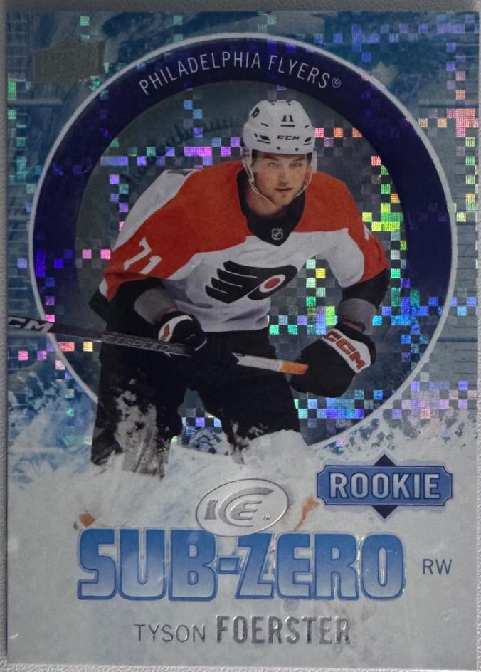 Tyson Foerster #SZ-68V Hockey Cards 2023 Upper Deck Ice Hockey Sub Zero