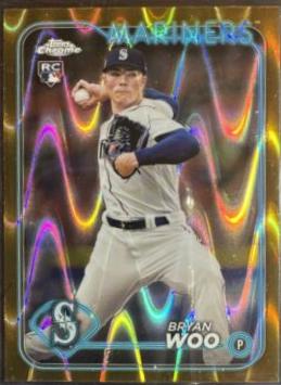 Bryan Woo [Gold Wave Refractor] #172