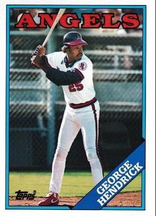 George Hendrick #304 Baseball Cards 1988 Topps