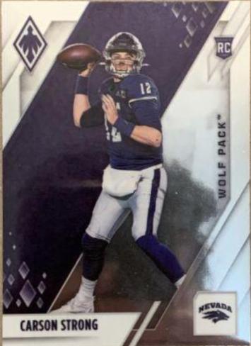 Carson Strong #13 Football Cards 2022 Panini Chronicles Draft Picks Phoenix