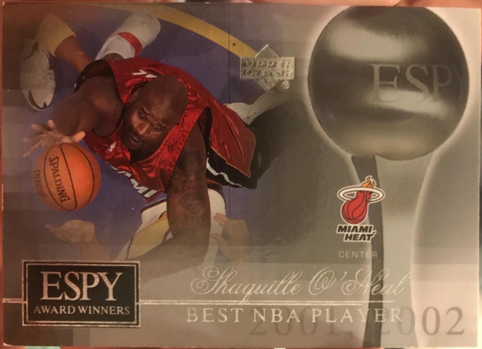 Shaquille O’Neal #ESPY-SO Basketball Cards 2005 Upper Deck ESPN Espy Award Winners