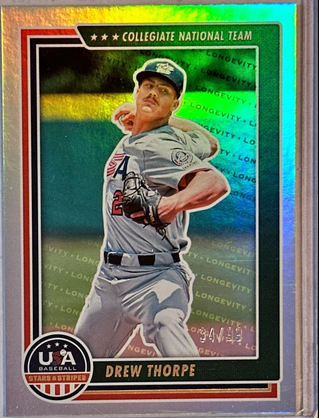 Drew Thorpe [Hobby Longevity Holo Gold] #35