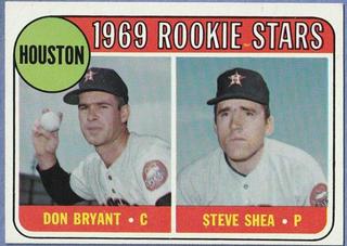 Astros 1969 Rookie Stars: Don Bryant / Steve Shea