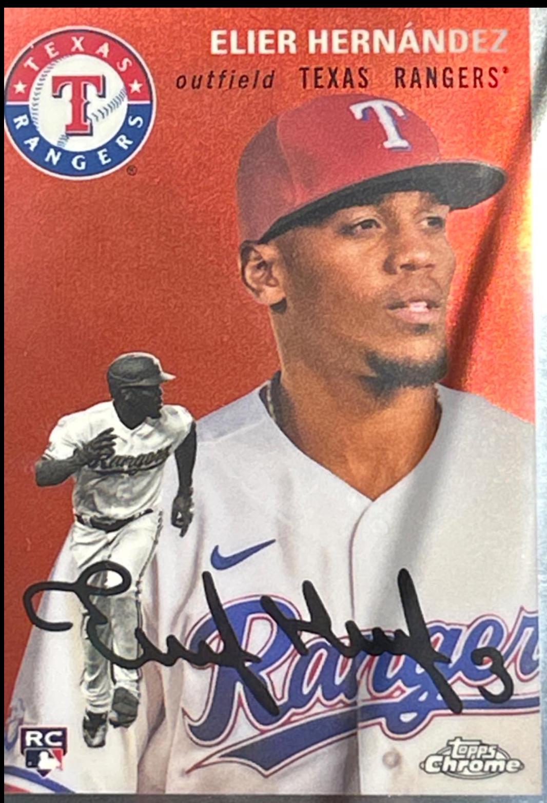 Elier Hernandez #33 Baseball Cards 2023 Topps Chrome Platinum Anniversary