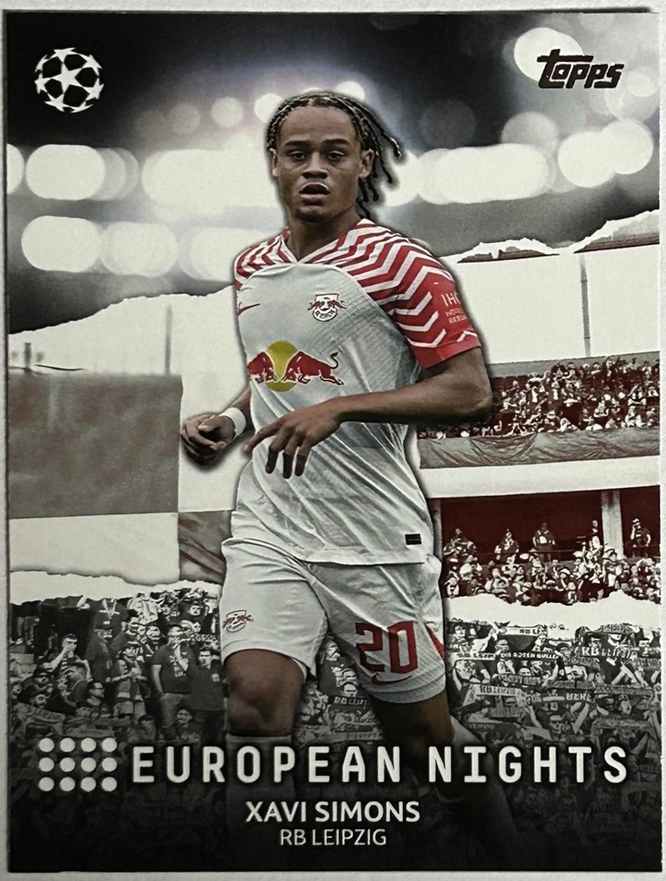 Xavi Simons #EN-30 2023 Topps UEFA Club European Night