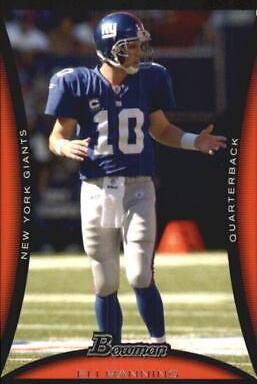 Eli Manning #6 Football Cards 2008 Bowman