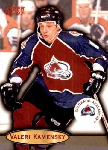 Valeri Kamensky #21 Hockey Cards 1996 Fleer