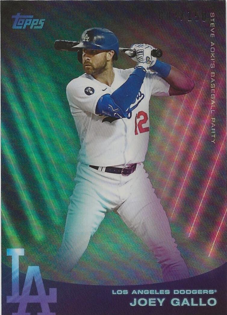 Joey Gallo #40 2022 Topps X Steve Aoki Baseball