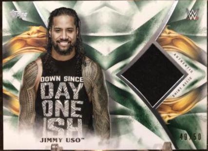 Jimmy Uso #UR-USO Wrestling Cards 2019 Topps WWE Undisputed Relic