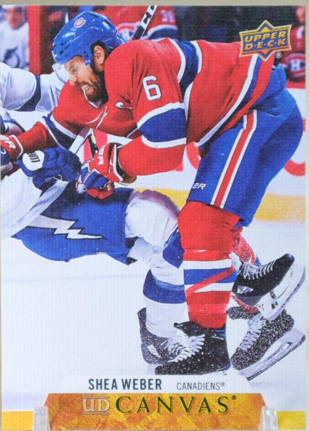 Shea Weber #C167 Hockey Cards 2020 Upper Deck UD Canvas