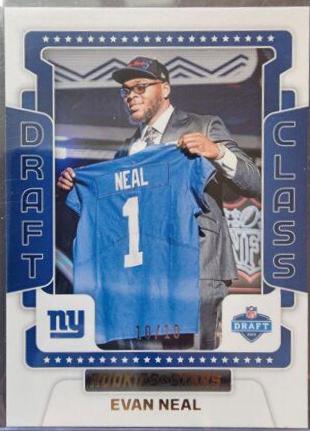 Evan Neal [Gold] #DC-16 Football Cards 2022 Panini Rookies & Stars Draft Class