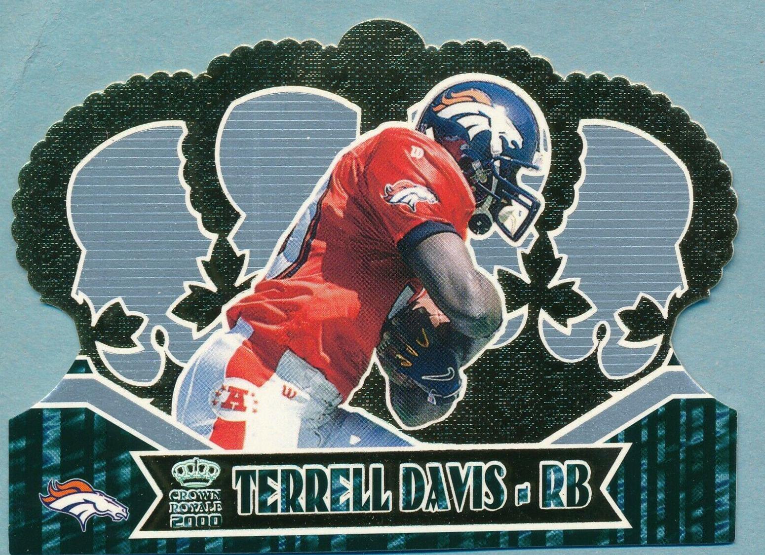 Terrell Davis #29 Football Cards 2000 Pacific Crown Royale