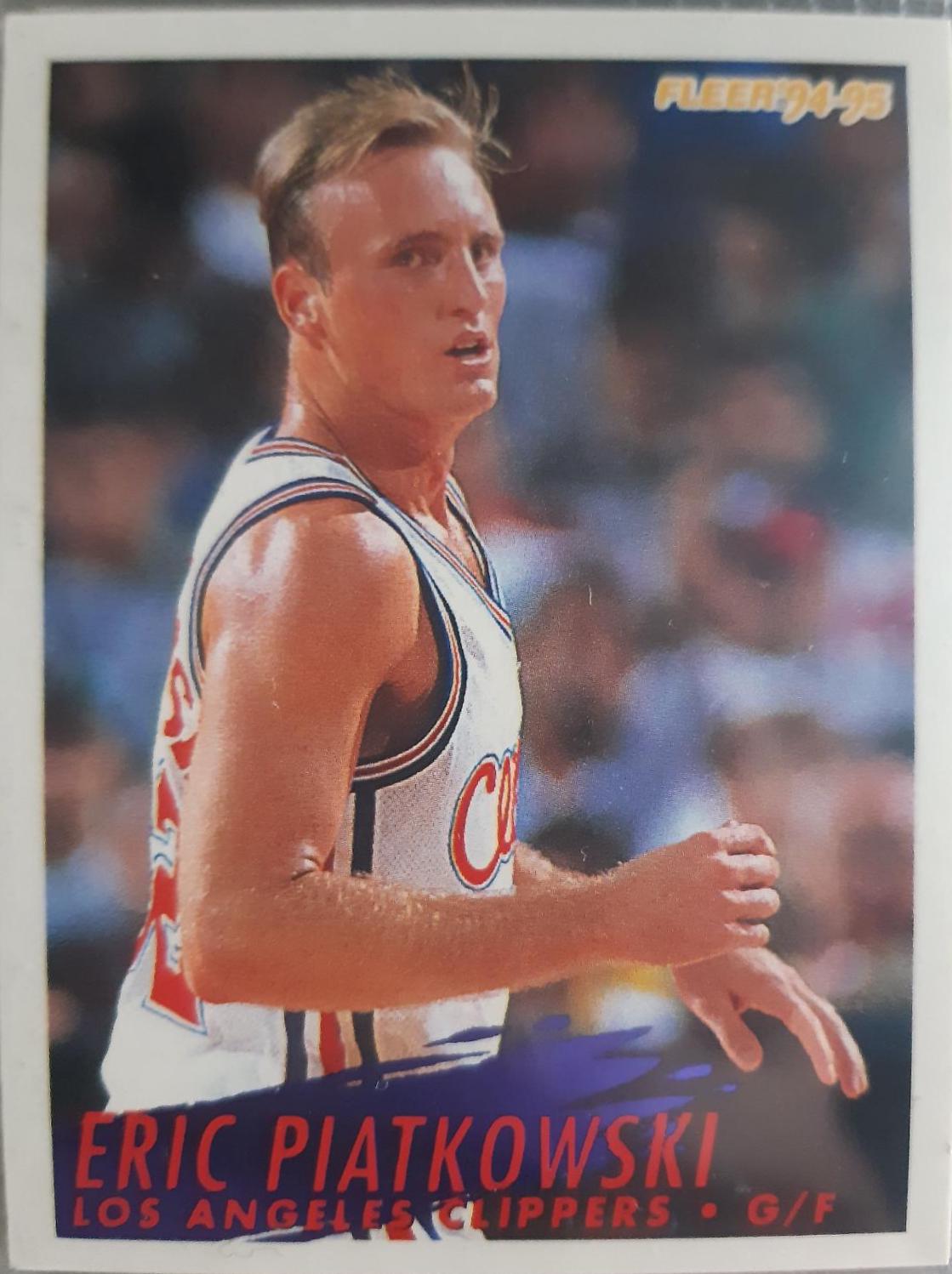 Eric Piatkowski #105 Basketball Cards 1994 Fleer