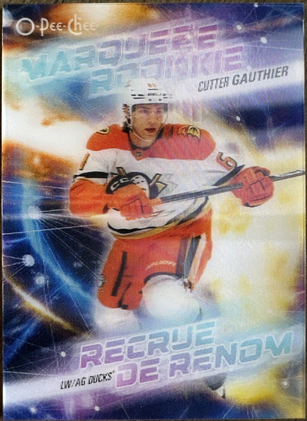 Cutter Gauthier #3D-CG Hockey Cards 2024 O-Pee-Chee 3-D Marquee Rookie