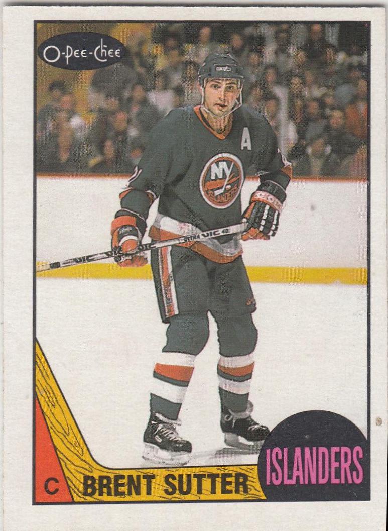 Brent Sutter #27 Hockey Cards 1987 O-Pee-Chee