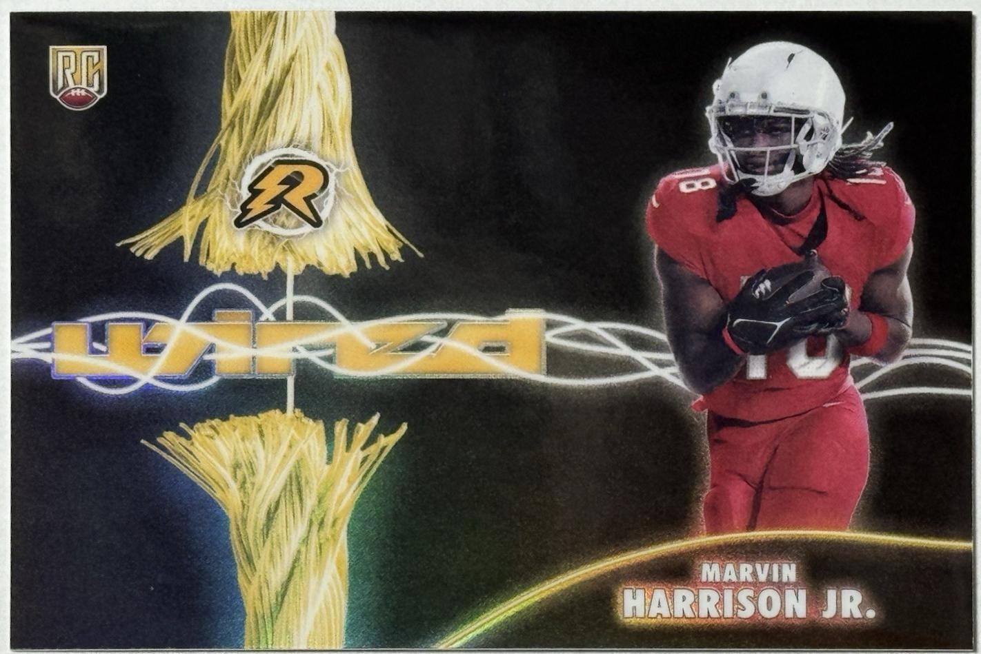 Marvin Harrison Jr. #W-5 Football Cards 2024 Topps Resurgence Wired