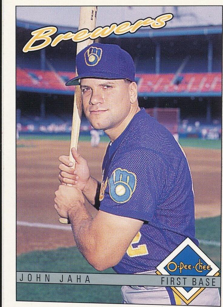 John Jaha #190 1993 O-Pee-Chee Baseball