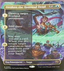 Awaken the Honored Dead [Borderless Foil] #383