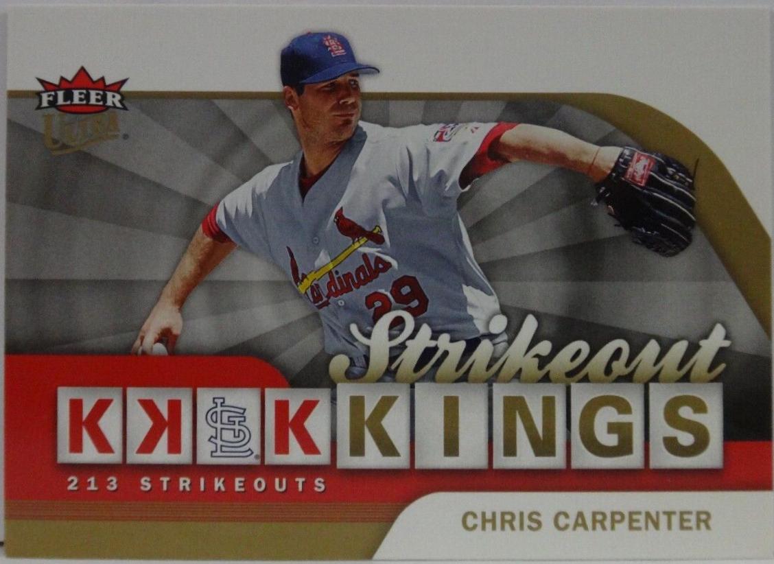 Chris Carpenter #SOK6 Baseball Cards 2006 Ultra Strikeout Kings