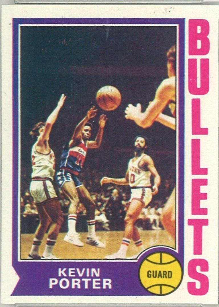 Kevin Porter #12 Basketball Cards 1974 Topps