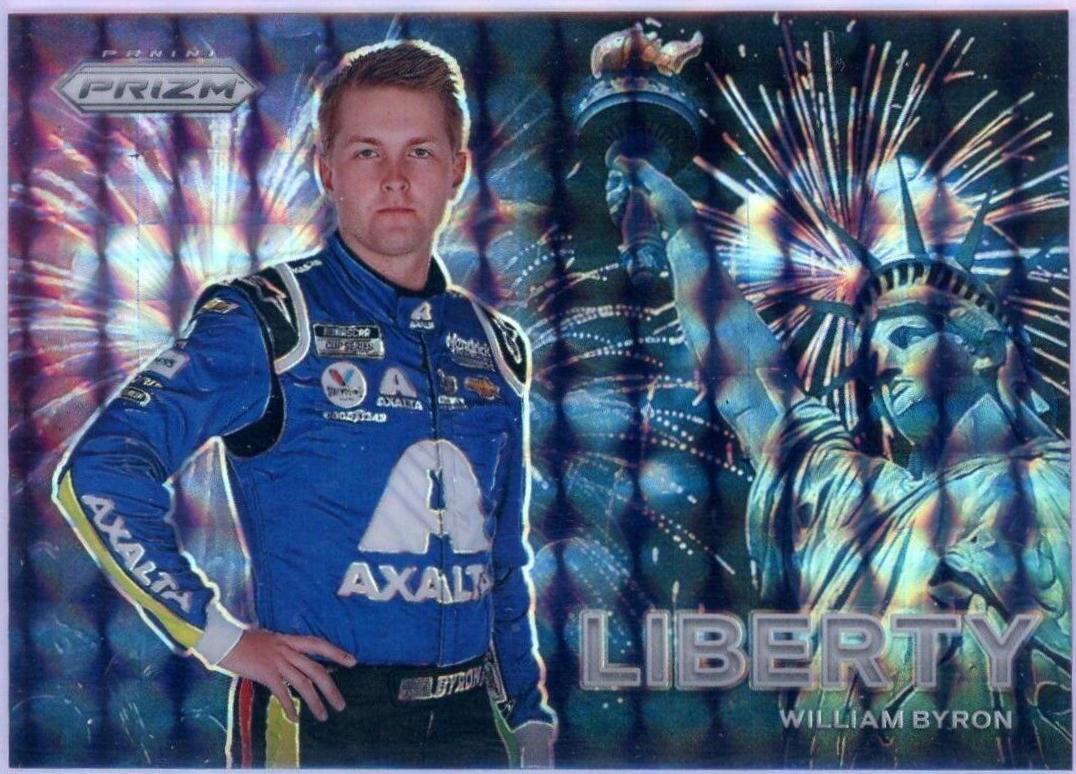 William Byron #L2 Racing Cards 2021 Panini Prizm Liberty