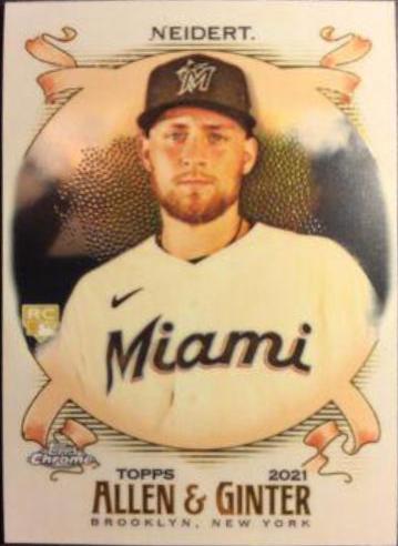 Nick Neidert #300 Baseball Cards 2021 Topps Allen & Ginter Chrome