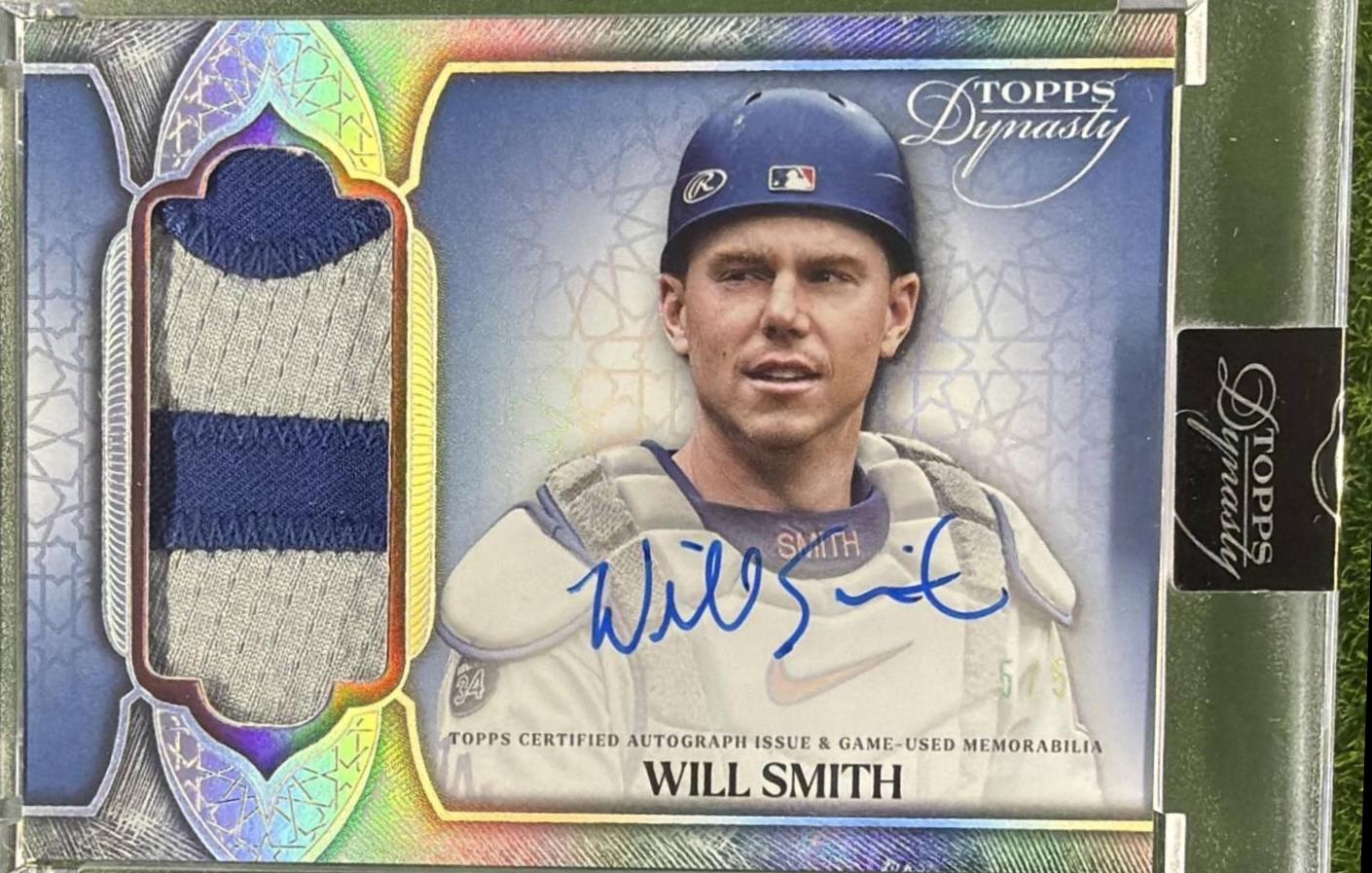 Will Smith #DAP-WS3 2025 Topps Dynasty Autograph Patch Baseball
