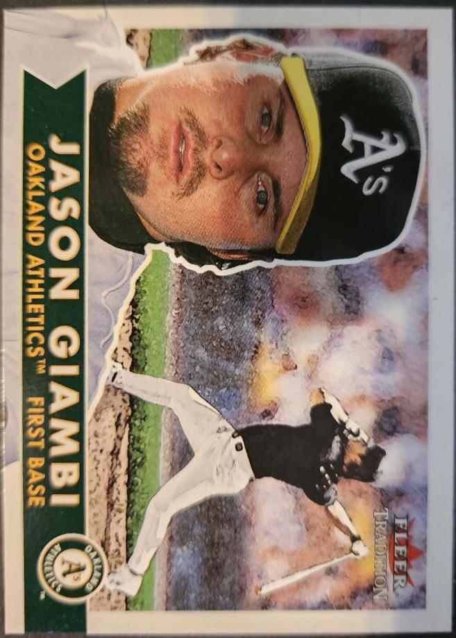 Jason Giambi #155 Baseball Cards 2001 Fleer