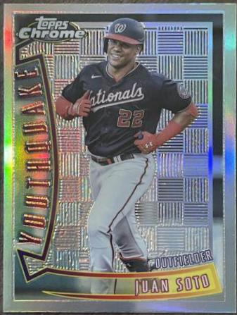 Juan Soto #129 2022 Topps Chrome Sonic Baseball
