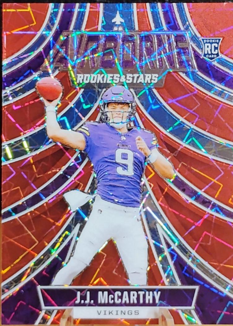 J.J. McCarthy [Red] #A-JMY Prices | 2024 Panini Rookies & Stars ...