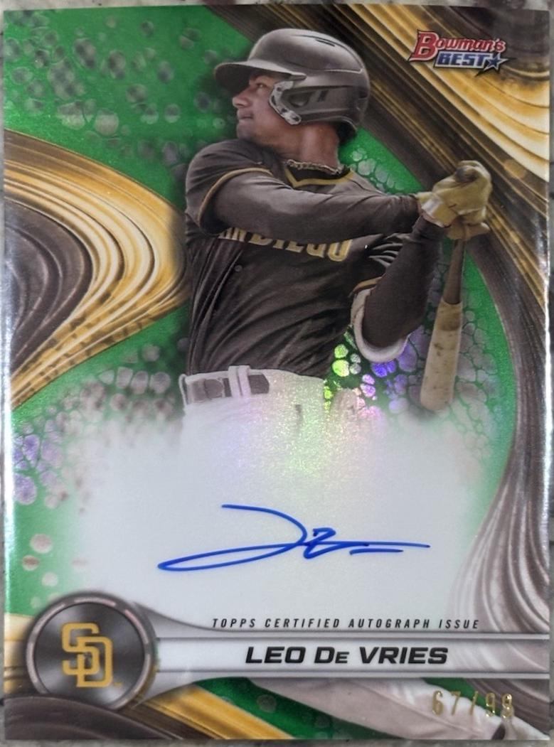 Leo De Vries [Green Refractor] #B24-LD