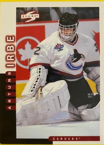 Arturs Irbe #7 Hockey Cards 1997 Score