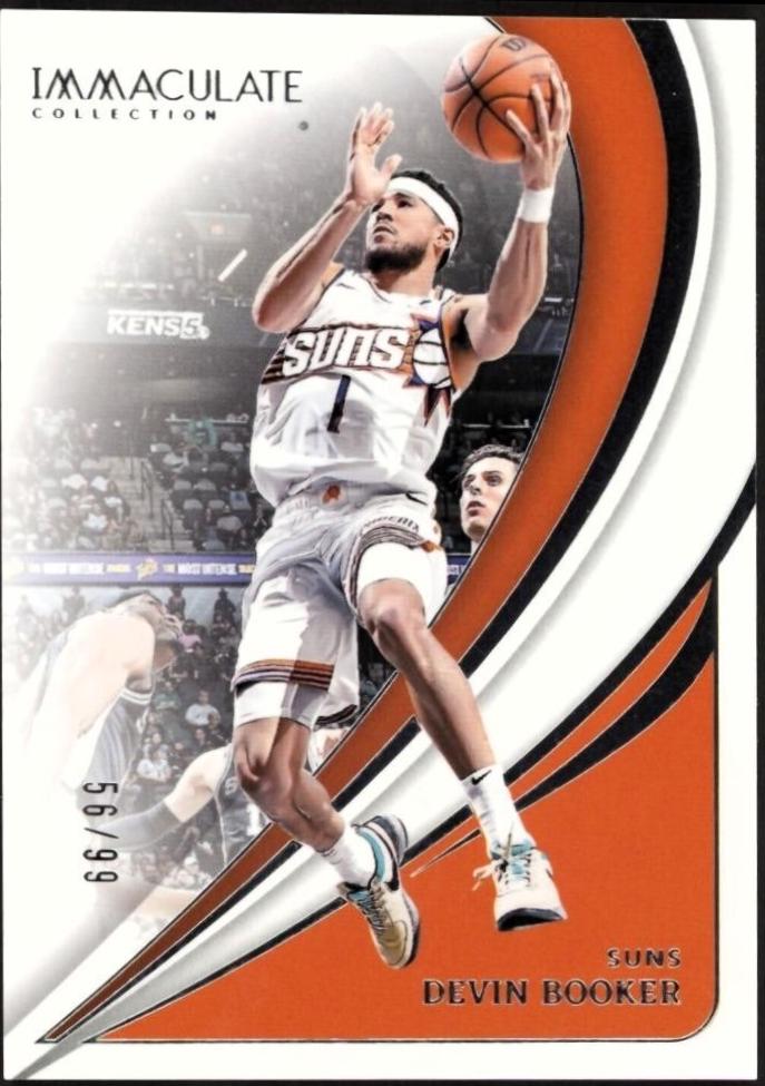 Devin Booker #80 Basketball Cards 2023 Panini Immaculate