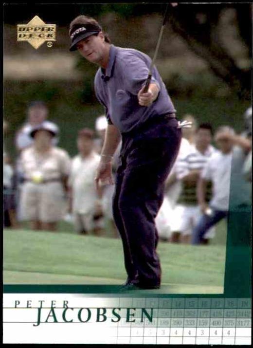 Peter Jacobsen #19 Golf Cards 2001 Upper Deck