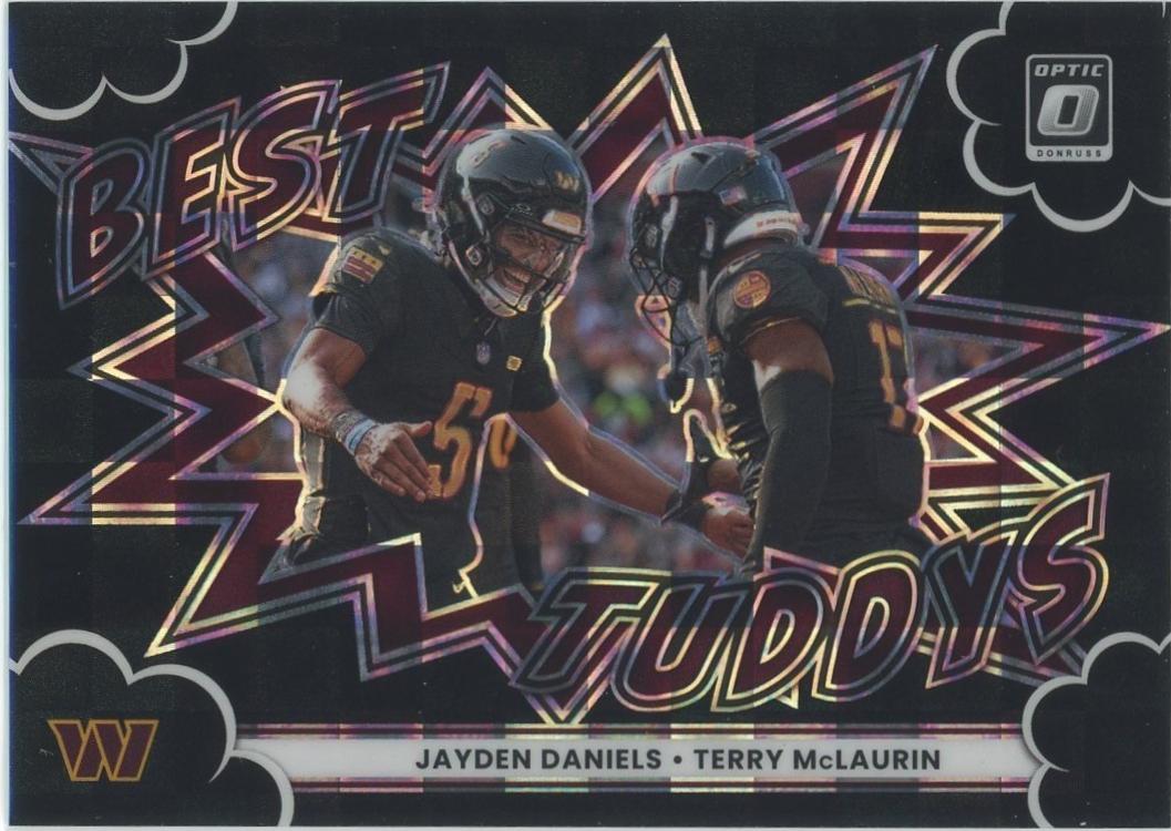 2025 Jayden Daniels / Terry McLaurin [Black Pandora] #11