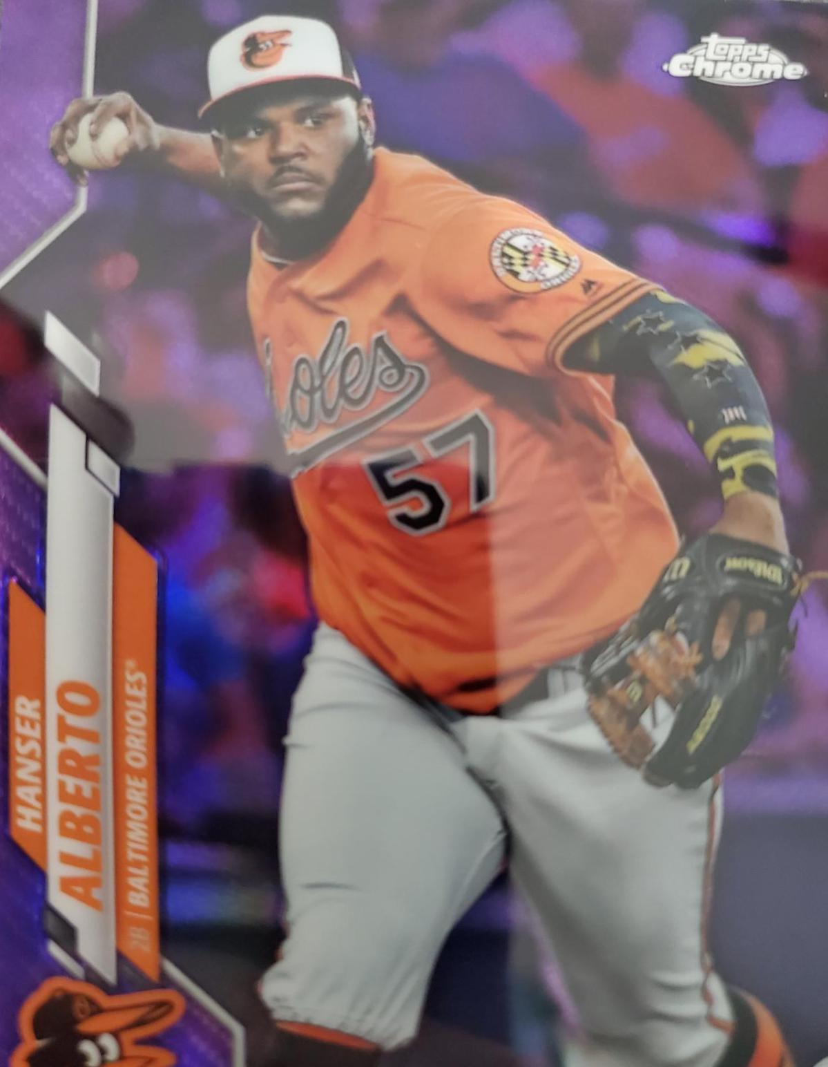 Hanser alberto #79 Baseball Cards 2020 Topps Chrome Update