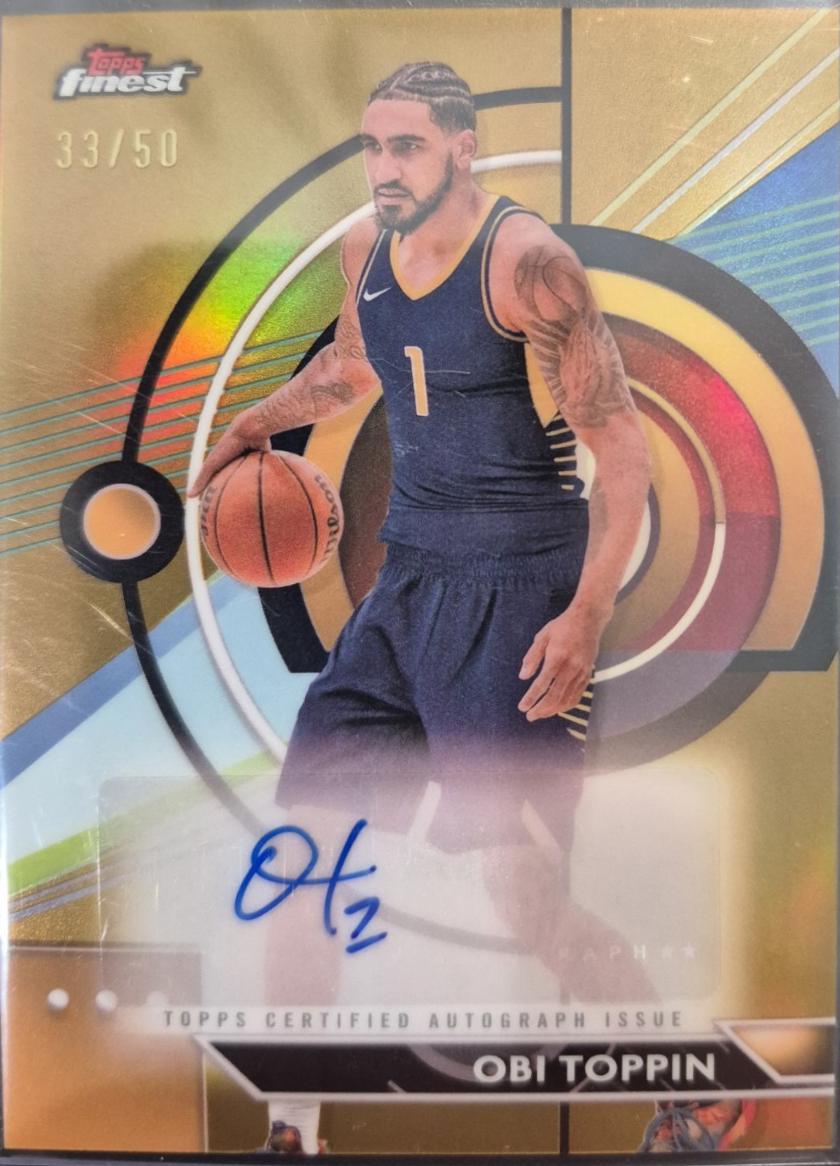 Obi Toppin [Gold Geometric Refractor] #FA-OT