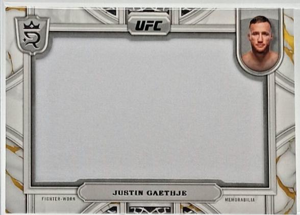 Justin Gaethje #RCJ-11 Ufc Cards 2024 Topps Royalty UFC Relic Jewels